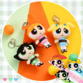 New 12cm Powerpuff Girl Pluh Toy Cute tuffed Cartoon Anime Character Pluh Doll For Birthday Gift. 