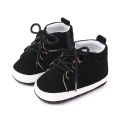 Fashion Brand Newborn Baby Boy Crib Shoes Soft Sole Boots Infant Anti-slip Sneaker Solid Trainer for 1 Year Old 0-18 Months Gift. 