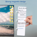 2 Pack Monitor Memo Whiteboard, Sticky Note Holder Dry Erase Board. 