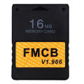 Black Expansion Cards 8/16/32/64MB Free McBoot v1.966 Memory Card Game Saver Supplies for Sony PS2 Playstation FMCB. 