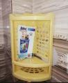 3 Tier Wall Mounted Bathroom Corner Shelf Organiser Rack, 3 Layer Bathroom Corner Shelf Washroom Stand Plastic Shampoo Rack Tooth Brush Soap Holder. 