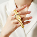 SKMEI X LIEBIG 【Buy 1 Get 3 Free】Original Relo Women's Waterproof Brand Gold Diamond Dial Elegant Temperament Casual For Formal Occasions Fashion Watch L8818. 