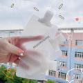Portable Travel Fluid Makeup Packing Bag Transparent Clamshell Packaging Bag. 