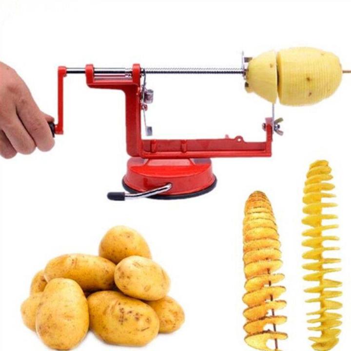 Spiral Potato Slicer Potato Spring Machine Kentang Spring