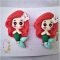 2 Pcs Set Baby Girls Hair Pins Clip Doll Style Assorted Color. 