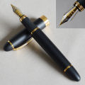 IRAURITA FOUNTAIN PEN JINHAO X450 DARK GREEN AND GOLDEN 18 KGP 0.7mm BROAD NIB FULL METAL BLUE RED 21 COLORS AND INK JINHAO 450. 