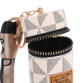 Leather Bucket Lipstick Bag Keychain Storage Bag Pendant Accessories Gifts. 