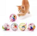 Cat Playing Mouse Ball Toy. 