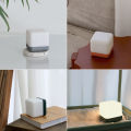 Migeet Flip Nightlight Timer Cube Shaped Rechargeable Night Lamp 2 Light Brightness Decorative Beside Lamp USB Rechargeable 3000K Warm White Nightstand Lamp for Baby Kids Nursery Bedroom Office. 