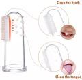 Baby Finger Toothbrush Silicon Toothbrush Children Teeth Clear Soft Silicone Infant Tooth Brush Rubber Cleaning Baby Brush. 