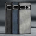 Vantime for Google Pixel 7 Pro Case Soft Pure Leather Slim Matte Back Cover. 