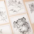 Art Supplies Hand Drawn Chinese Painting Sketch Basic Tutorial Landscape Flowers Line Draft Practice Book Characters Figures Tracing Sketch Book Artist. 