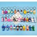 1 x Disney Rubber Keychain PVC  keychains for women Multi-colored Funko Pop! Keychain Mickey Mouse and other classic Disney characters as Pops. 