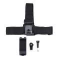 Universal Head Strap Mount Headband Holder with Mobile Phone Clip Holder for Smartphones Vlog Accessories. 