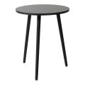 Side Table, Round Modern Home Decor Coffee Tea End Table for Living Room, Bedroom and Balcony, Easy Assembly. 