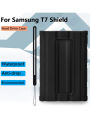 Silicone Case SSD Shell Sleeve Waterproof Hard Disk Hard Drive Protective Cover for Samsung T7 Shield Portable Solid State Drive. 