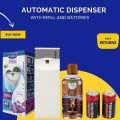 Fresco Automatic Air Freshener Dispenser with Oudh Refill and D-Sized Batteries, Air Freshener for Room and Bathroom, Automatic Air Dispenser for Freshener Spray. 