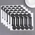 50Pcs "Hand Made" Black Sealing Sticker Packaging Sticker Label DIY Gift Sticker. 