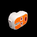 Multi Power Plug Socket - Mobile Multi Plug- Multi Shoe Adapter 3 Pin & 2 Sockets ABS Quality. 