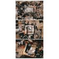 Vintage Scrapbook Supplies Pack (200 Pcs) for Art Journaling Junk Journal Planners DIY Paper Stickers (A). 
