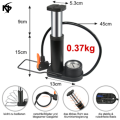 Noor Sports High Pressure Foot Air Pump with Gauge Heavy-Duty Foot Bike Pump for Bicycle Ball Scooter Car Inflatable Toys Mini Pump. 