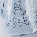 Jeans MinJi Haerin OMG Stage Long Rabbit Ear Hat Style Denim Blue Baseball Cap Fashion Hip-Pop Cap Couple Birthday Gifts. 