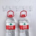 Multipurpose 6 Row Transparent Strong Self Adhesive Door Wall Hanger Hooks. 