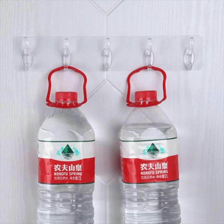 Multipurpose%206%20Row%20Transparent%20Strong%20Self%20Adhesive%20Door%20Wall%20Hanger%20Hooks%20-%20Image%207