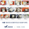 Pillow pillow pillowcase printing design effect packaging display sticker mockup PS cultural and creative material template mockup. 