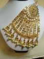 Jhumar Pearl Polki Kundan Golden Color - Premium Quality, Stylish And Traditional  Jewelry Piece. 