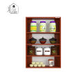 Elegant Kitchen Display Storage Rack Shelf Classic Walnut Engineered Wood Open Book Shelf DIY (Do-It-Yourself) Finish Color - Brown by Home Décor Decorative. 