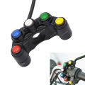 Universal 5 button Array Motorcycle Switches Race Bikes Motocross 22mm Handlebar Switches Assembly Handle bar switch. 
