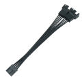 PC Fan Power Cable PVC Insulation 1 to 2 4 Pin PC Fan Power Cable. 
