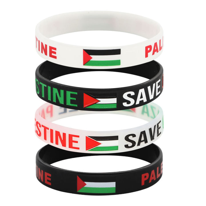 TanXinshan Free Palestine Flag Palestine Bracelet Silicone Bracelet International Commemorative Wristband