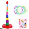 Kids Educational Activity Ring Toss Ring Thrower Game With 8 Rings For Kids. 