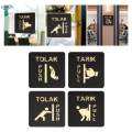 Doors Push Pull Signs Symbol Door Sign for Indoor Outdoor Shop Bars. 