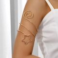 Hot Sale Tribal Chic Arm Bracelet Bohemian Style Exaggerated Punk Gothic Jewelry Gift Adjustable Body Bracelet Party. 