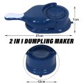 2 in 1 Dumpling Maker Machine - Make Delicious Dumplings, Ghughra, and Momos with Our Perfect Dumpling Machine for Gujiya Making and More. 