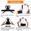 GixMax Posture belt, posture corrector belt, Back support belt, Back Pain Relief Shoulder Back Support Belt. 