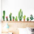 Cactus DIY Background Wall Sticker Living Room Bedroom Cupboard Glass Home Decor. 