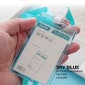 [Arjuna] Bantex Transparent ID Card Holder Lanyard Portrait. 