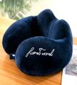 Relaxing Neck Pillow For Travel Filled with Cotton Fiber - Velvet cover - Multicolour. 