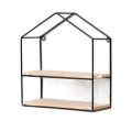 Aesthetic Wall Mounted Hut Style Shelf for Living Room Bedroom Unique Home Decor Decoration Wall Hanging. 