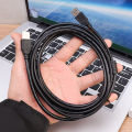 Double Headed USB 2.0 Public To Public Data Cable -High Speed Transmission Data Line -0.45/0.9/1.35/1.8/2.7M -USB Extension Connection Cable -Hard Disk Copy Data Cable. 