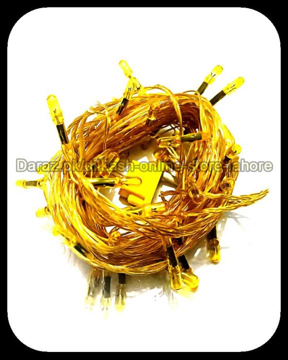Fairy LED Light String Decoration Light Led Still - Decorating Lights 25 Feet Long - Yellow