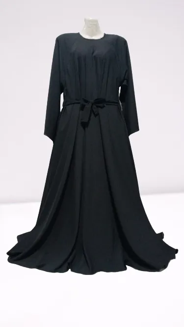 Black%20Plain%20Belt%20Abaya%20Long%20Maxi%20Style%20Dress%20-%20Image%203