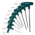 T-Handle Hex Key Dual End Allen Wrench 2mm-10mm, T-Handle Spanner Hand Tools For Bike Repair. 