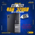 Core i3 4Th Gen Desktop 7020 Computer Ram 4GB\8GB\12GB\16GB Storage 320GB\500GB\1000GB 4 RAM Slots on Demand software & Games Available. 