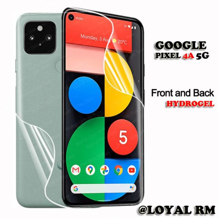 For Google Pixel 4a 5g Jelly Protector Front and Back
