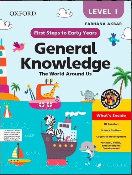 First Steps to Early Years General Knowledge Book 1 are especially designed to cater to the Early Years Pre-Nursery Class